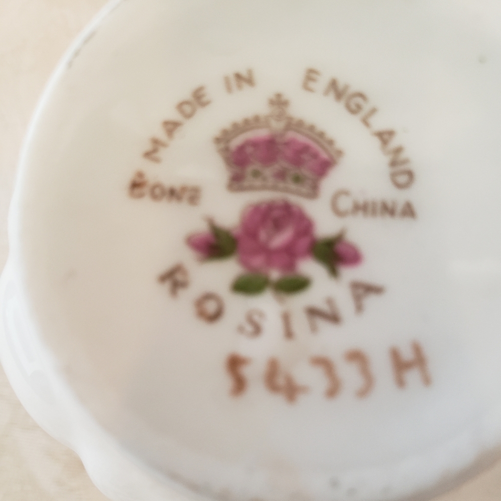 Vintage Rosina cup & saucer bone china - Picture 3 of 6